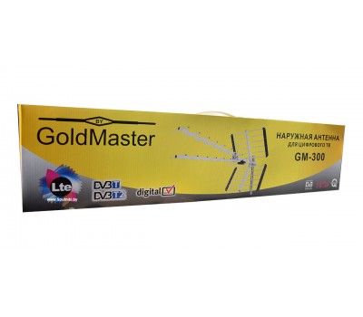 GoldMaster GM–300 наружная эфирная антенна